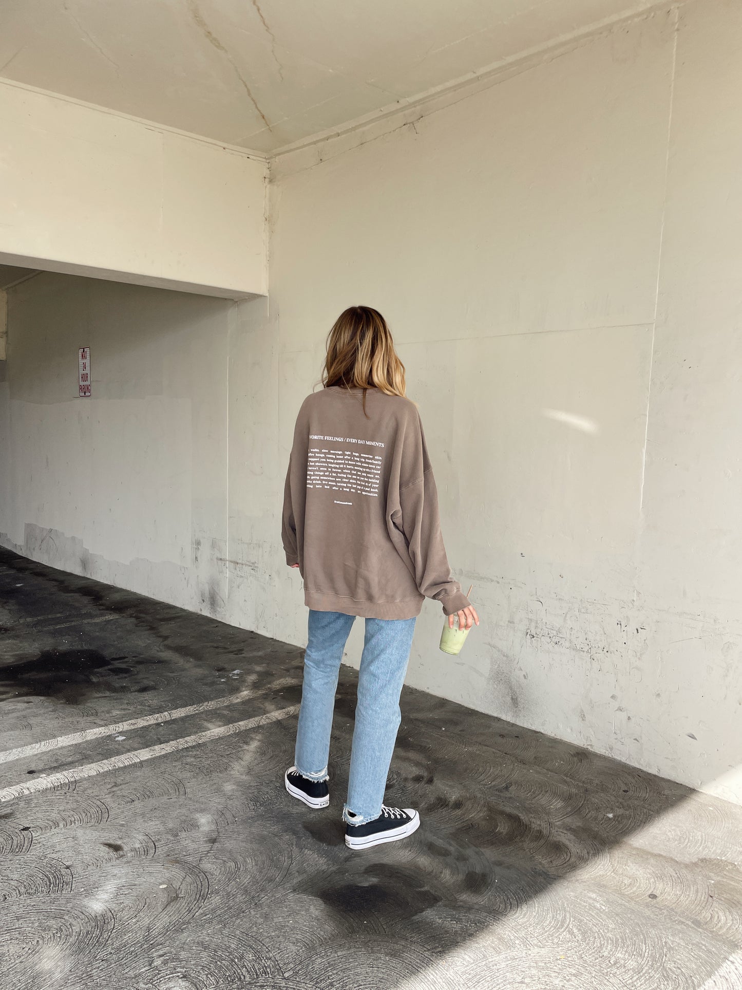 "Favorite Feelings" Organic Cotton Crewneck