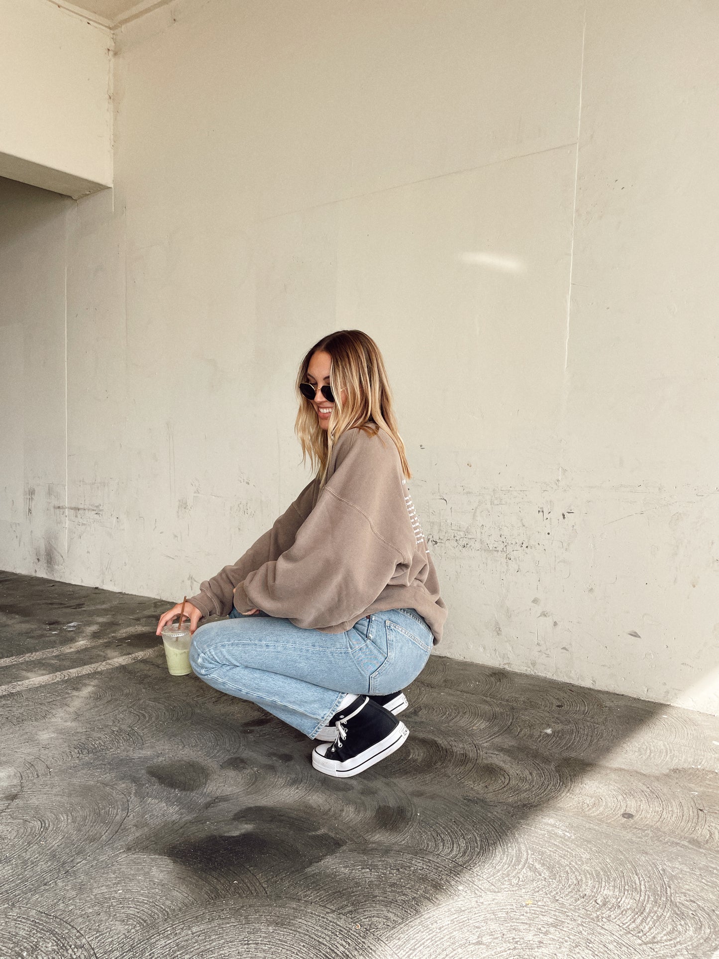 "Favorite Feelings" Organic Cotton Crewneck