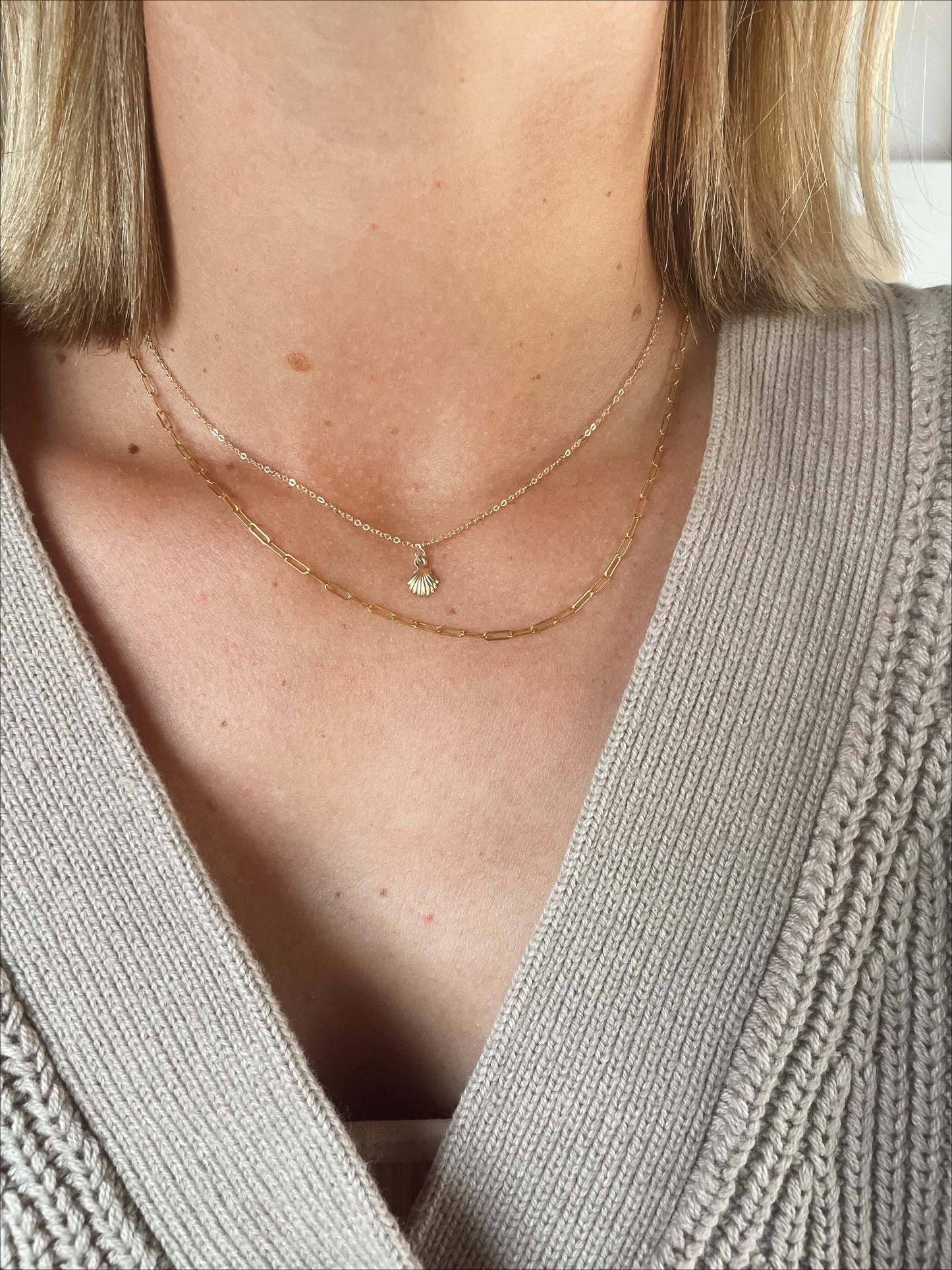 Goldie Necklace / Paperclip Chain