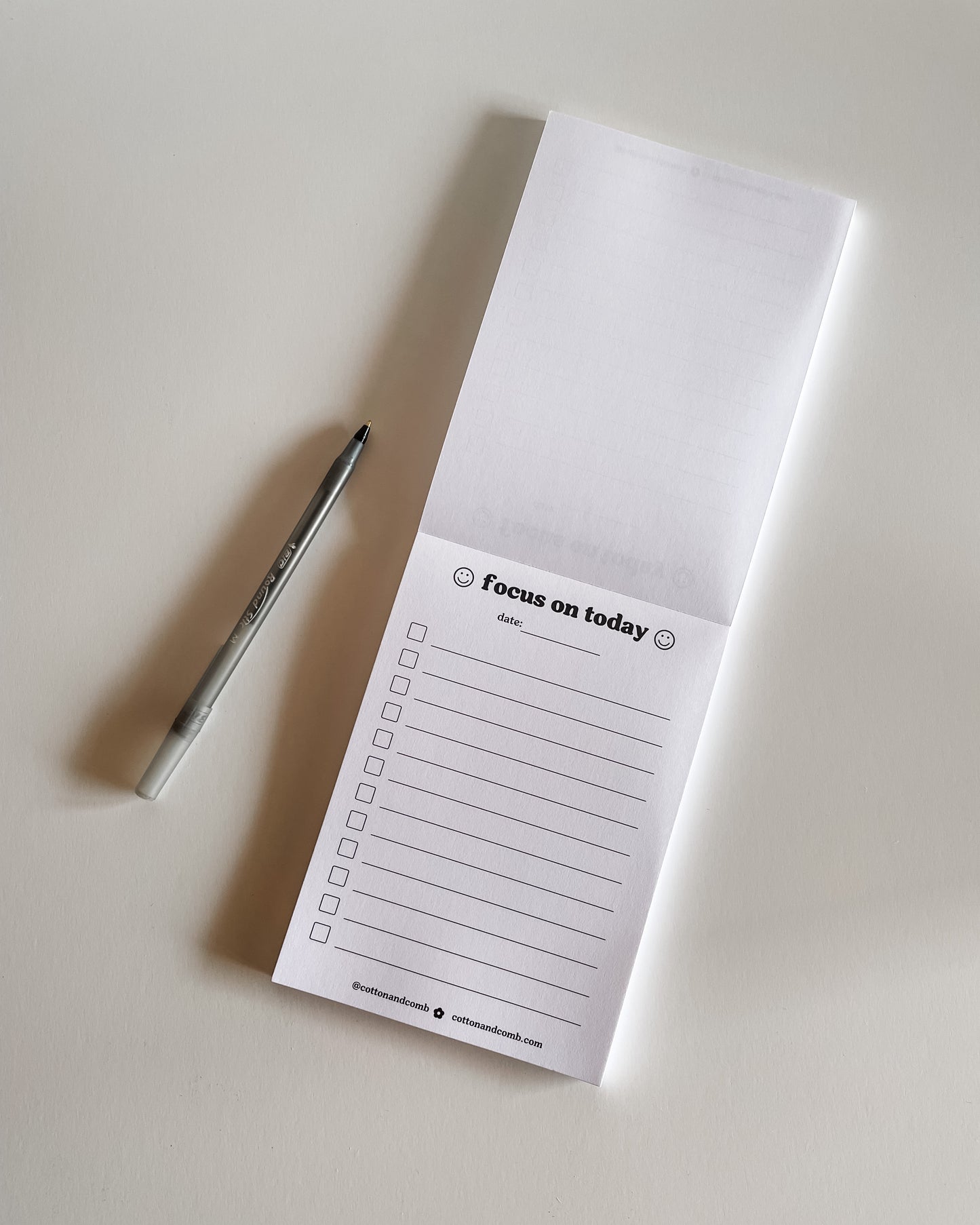 "Focus on Today" To-Do List Notepad