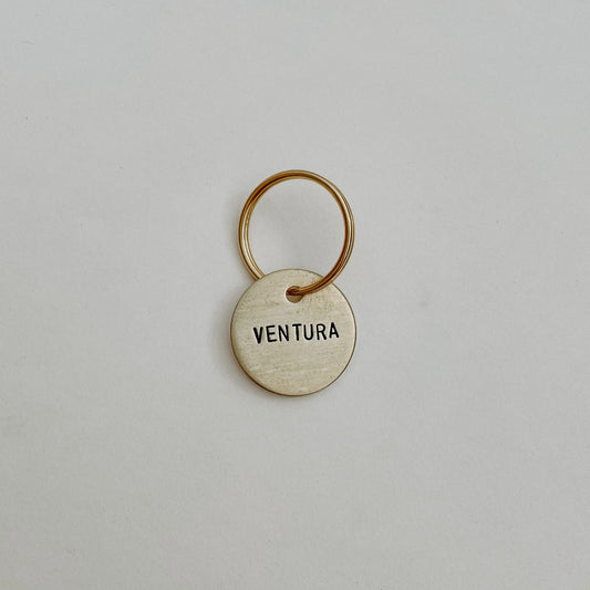 VENTURA / Small Brass Key Tag