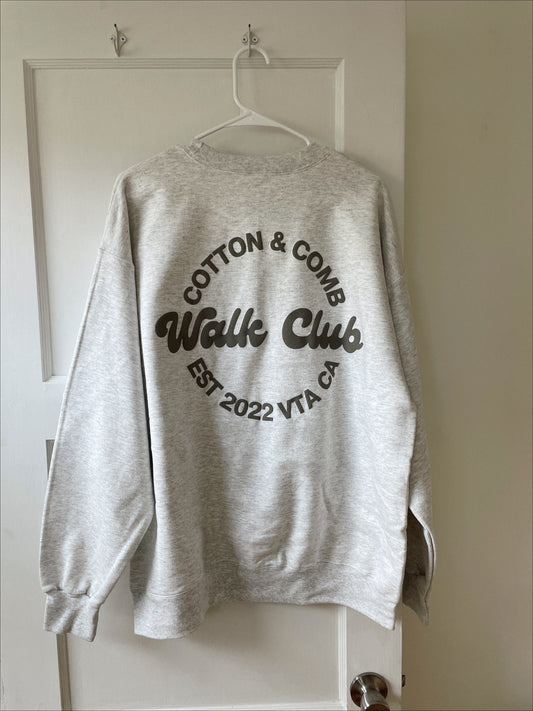 “C&C Walk Club” Crewneck Sweatshirt