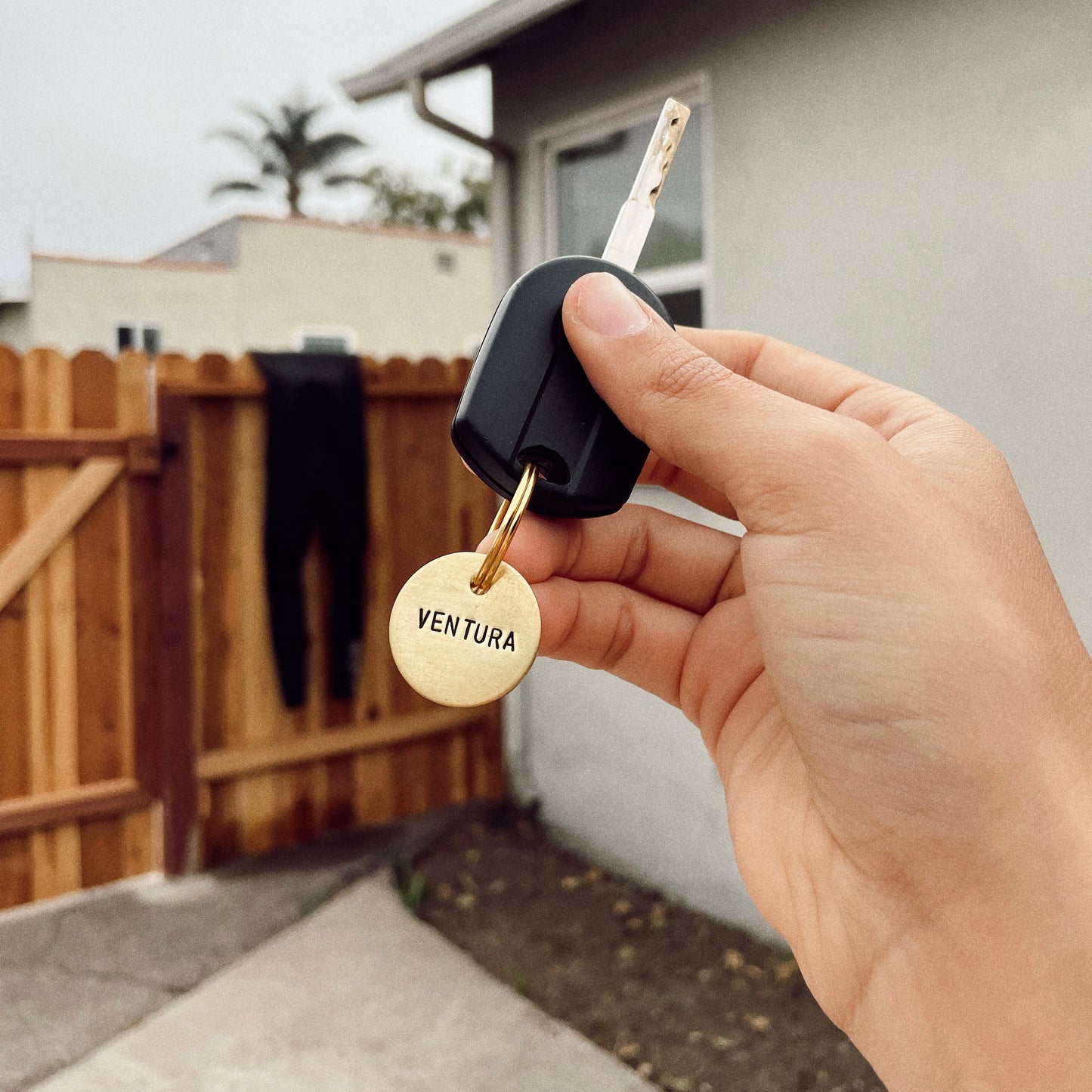 VENTURA / Small Brass Key Tag