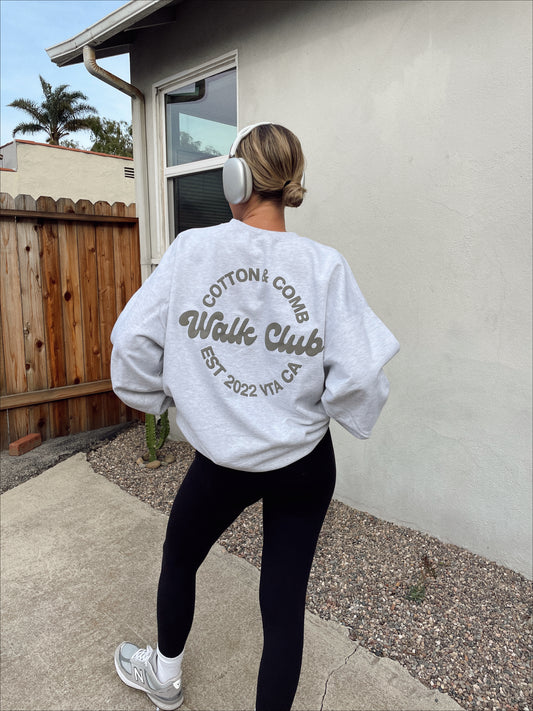 “C&C Walk Club” Crewneck Sweatshirt
